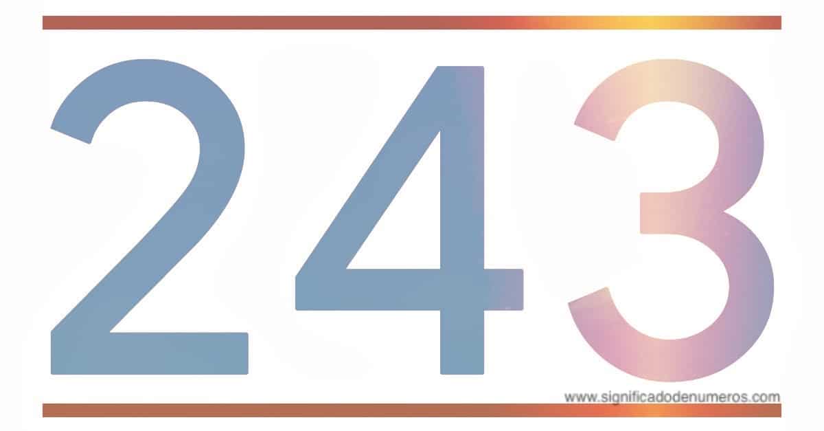 CO OZNACZA LICZBA 243 - Znaczenie liczb