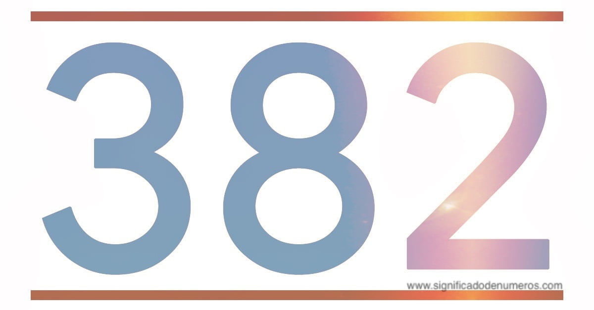 CO OZNACZA LICZBA 382 - Znaczenie liczb