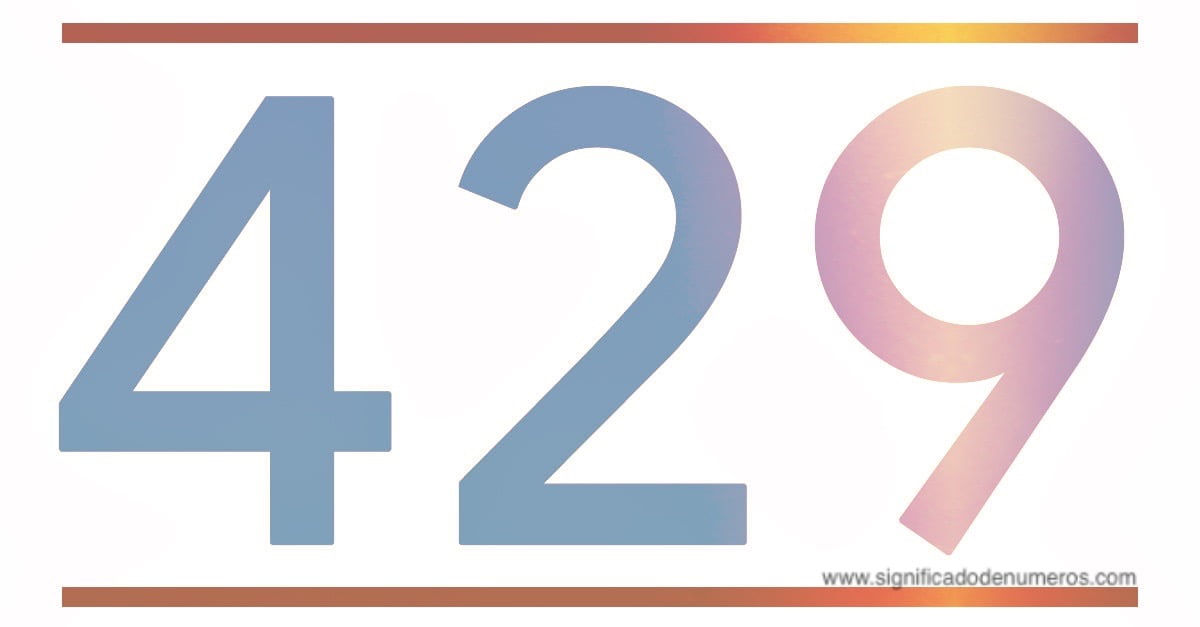 CO OZNACZA LICZBA 429 - Znaczenie liczb