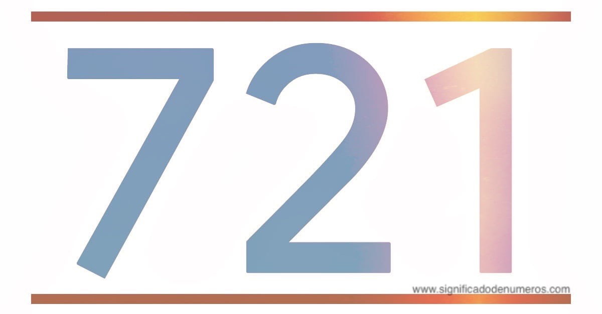 CO OZNACZA LICZBA 721 - Znaczenie liczb