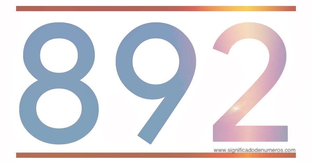 CO OZNACZA LICZBA 892 - Znaczenie liczb