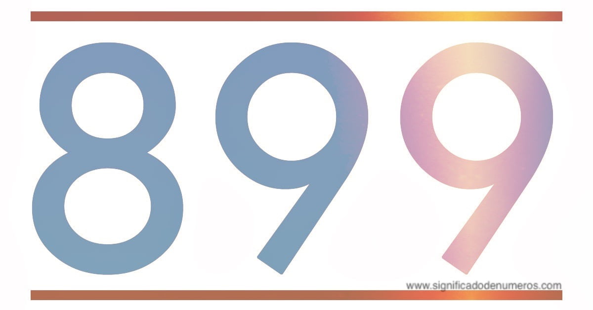CO OZNACZA LICZBA 899 - Znaczenie liczb