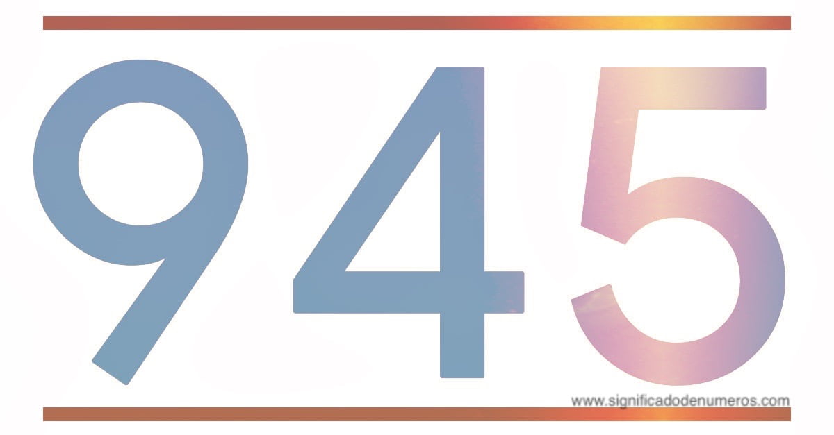 CO OZNACZA LICZBA 945 Znaczenie liczb