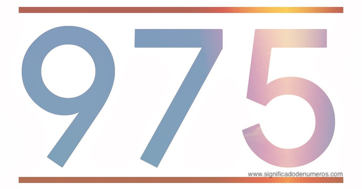 CO OZNACZA LICZBA 975 - Znaczenie liczb